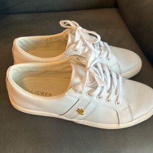 Ralph Lauren size 9 white sneakers women’s